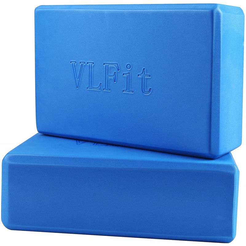 VLFit Hi Density Yoga Blocks, Set of 2, Currently priced at £9.49